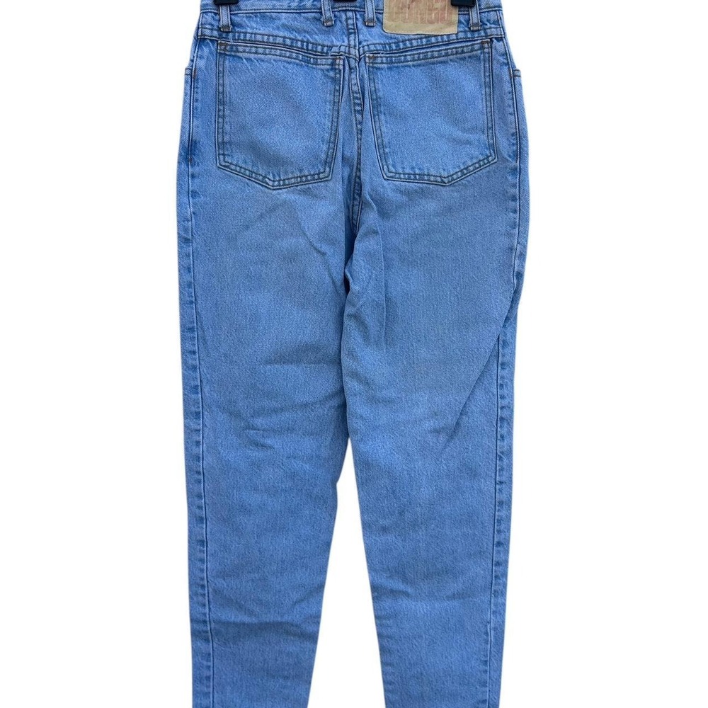 Vintage Bongo Gene Montesano High Rise Button Fly Mom Jeans Blue USA Size 7